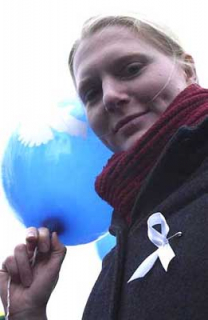 Anti-Kriegs-Demonstration in BerlinND Foto Burkhard Lange15.2.03